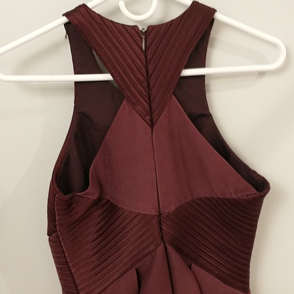 Hamilton Heritage Designer Maroon cocktail dress